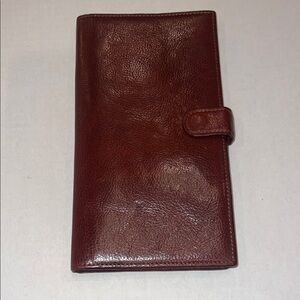 Vintage Leather Oversized Wallet